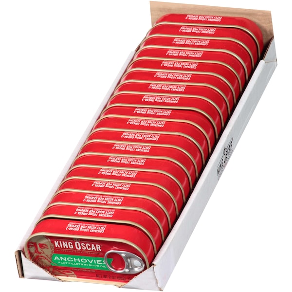 King Oscar King Oscar Anchovies 2 oz., PK18 00034800600610 - main